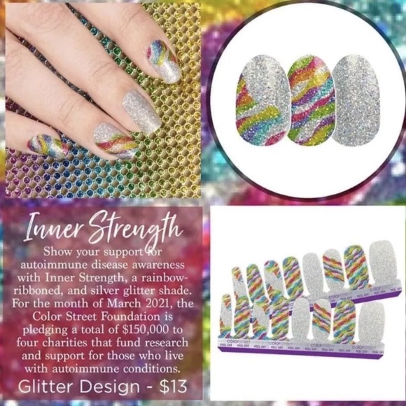 102. Color Street Nail Polish Strips - Inner Strength - Picture 2 of 3